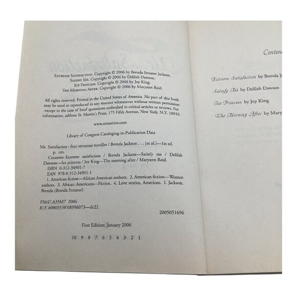 Mr. Satisfaction By Brenda Jackson 2006 Paperback Novel Book - Picture 4 of 10
